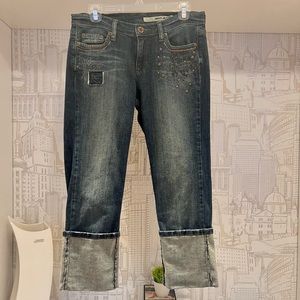 DKNY Jeans Pants Dark Blue Wash Denim Size 6